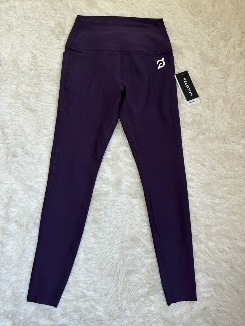 Peloton Leggings Cadent  Purple High-Waist Pockets Sport Workout Yoga  Small - Picture 2 of 8